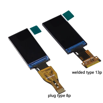 0,96-дюймовый IPS-дисплей TFT ЖК-дисплей 80*160 ST7735 Drive IC 3.3V 13PIN 8PIN SPI HD Полноцветный для модуля IPS-дисплея