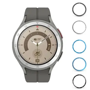 1 Комплект Безель для часов с прозрачной шкалой, Износостойкий, защищающий от царапин и ржавчины 45-миллиметровый чехол-кольцо для смарт-часов Galaxy Watch5 Pro