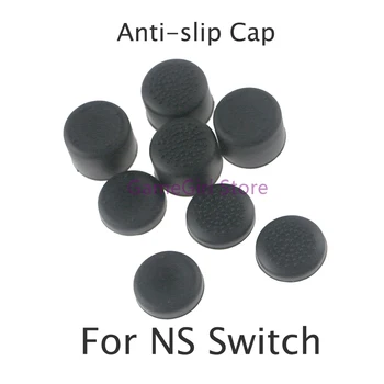 1 комплект для Nintendo Switch NS NX Черный силиконовый противоскользящий колпачок из усиленной резины, чехол для большого пальца, крышка для захвата джойстика