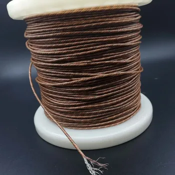 1 М 6N Одножильный жирный монокристаллический провод из меди и серебряной фольги, кабель для наушников, кабель для обновления 