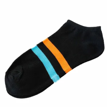 1 пара удобных носков, тапочки, хлопковые короткие рабочие носки унисекс в полоску на щиколотке, женские компрессионные носки для мужчин