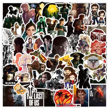 10/50 шт. Наклейки The Last Of Us с героями мультфильмов, аниме, забавные наклейки для скрапбукинга, сделай сам, водонепроницаемые граффити для ноутбука