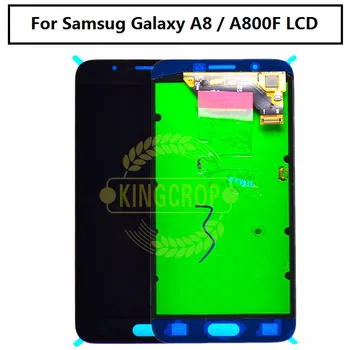 100% Протестированный AMOLED ЖК-Дисплей Для Samsung Galaxy A8 A800 A8000 A800F Телефон ЖК-Дисплей S Дисплей Сенсорный Экран Планшета Сенсор Замена