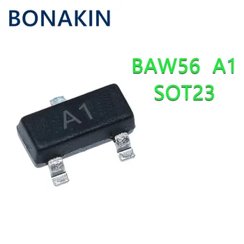 100шт SOT-23 BAW56 A1 A1t SOT23 SMD транзистор Новый оригинальный