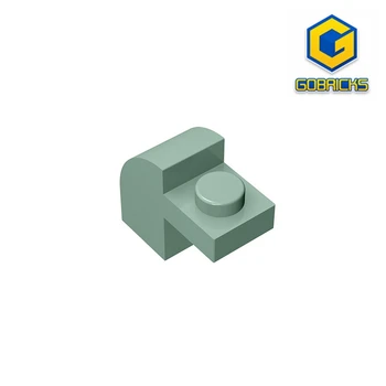 10ШТ Gobricks GDS-654 Наклонный, изогнутый 2 x 1 x 1 1/3 с утопленной шпилькой совместим с lego 6091 32807 Подарки детские поделки