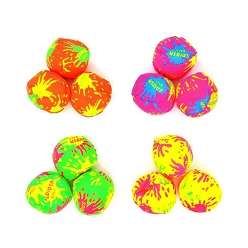 12шт разного цвета Многоразовый забавный спортивный мяч для брызг воды Летние Интерактивные игрушки для купания в бассейне на открытом воздухе на пляже для детской игры