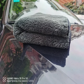 1300 ГСМ 50x50 см Суперпоглощающие полотенца для автомойки, вощения и полировки, Прочное полотенце из микрофибры, Коралловая бархатная ткань для чистки автомобилей