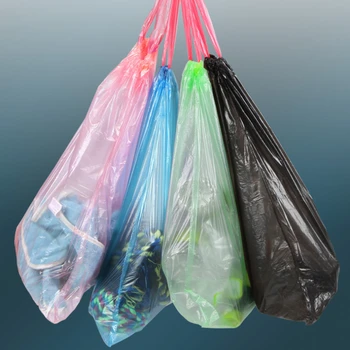 15 шт./рулон Бытовой Одноразовый мешок для мусора Кухонные Мешки для мусора Мешок для мусора для уборки Одноразовый Утолщенный пластиковый пакет