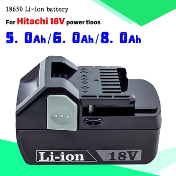 18V 5Ah 6Ah 8Ah Литий-ионный аккумулятор для Hitachi/HiKOKI 18V Аккумуляторные электроинструменты для BSL1850 BSL1860 BCL1815 EBM1830 BSL1840 330139