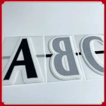 1997-2006 набор имен ручной работы, черные буквы A-Z, выглаженные гладью