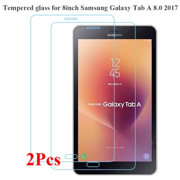 2 шт./упак. для Samsung Galaxy Tab A 8,0 2017 Защитная пленка для экрана Модель SM-T380 T385 HD Закаленное стекло для Samsung SM-T380 8,0 дюймов