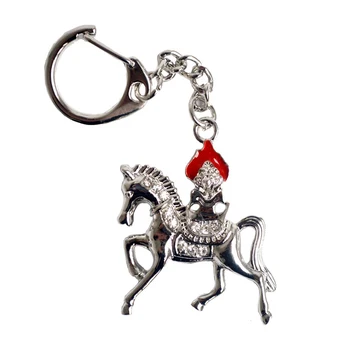 2016 Новый брелок Feng Shui Windhorse из сплава серебряных брелоков Модный подарок W1646