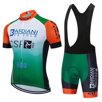 2023 Комплект велосипедной майки Bardiani Мужская Велосипедная одежда сборной Франции Летняя рубашка для шоссейных велосипедов Костюм Велосипедный нагрудник Шорты MTB Майо