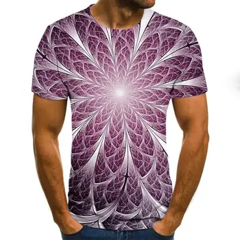 2023 Новая мужская рубашка повседневная с короткими рукавами Странные вещи Модная футболка с забавным 3D принтом мужская/женская футболка