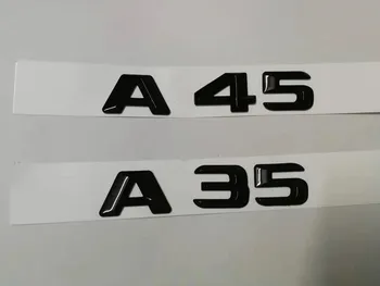 20X глянцевый черный Пластик ABS A 45 A45 A35 A35 Наклейка с Эмблемой на Багажник Сзади для Mercedes Benz W176 AMG A Class 4matic