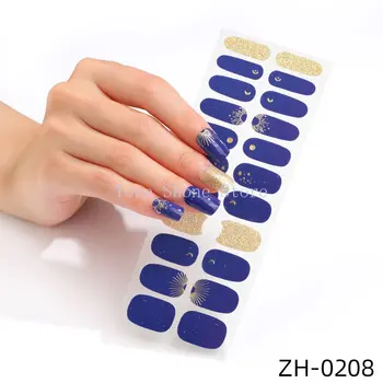 22 Наклейки для ногтей, высококачественные наклейки для лака для ногтей для женщин и девочек, украшающие пальцы, Самоклеящиеся 3D наклейки для подвесок для ногтей