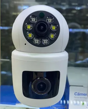 2MP 1080P IPCHOME360 APP Двухобъективная Видеосвязь Полноцветная IP-Камера AI Humanoid Detection Домашняя Безопасность CCTV Радионяня