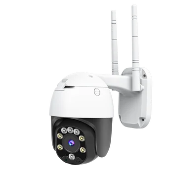 2MP Wifi Автоматическое Отслеживание Беспроводной IP-Камеры AI Human Detect H.265 P2P Аудио 2MP Полноцветная Камера Видеонаблюдения Ночного Видения CamHi