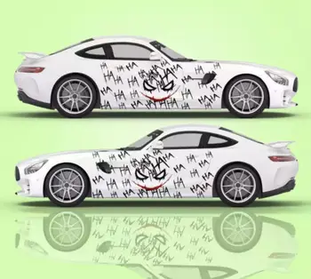 2x Joker Хахаха, почему такая серьезная наклейка на злую машину, Хахаха, Joker Race Custom
