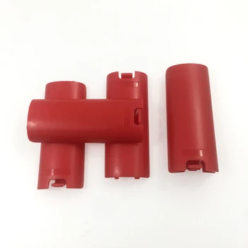 2ШТ красный сменный чехол для батарейного отсека для Wii Remote пульт дистанционного управления Геймпад Ручка батарейные отсеки чехлы