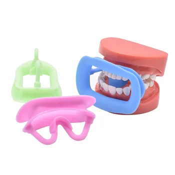 3 Шт Силиконовый Открывалка для рта, Зубной Ретрактор для щек для Отбеливания зубов, Многоразовый Интраоральный Ретрактор для губ (Разноцветный)