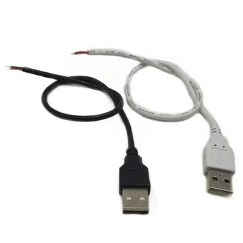 30СМ 50СМ 100СМ USB LED Соединительная Кабельная линия 2pin USB Разъем Питания Соединительные Провода для DC5V Одноцветной Светодиодной Ленты
