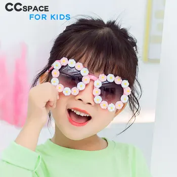 49949 Детские Милые Солнцезащитные Очки С Круглым Цветком Модные Оттенки UV400 Винтажные Очки