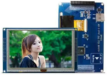 5,0-дюймовый 34P HD TFT LCD Резистивный Сенсорный Цветной Экранный Модуль SSD1963 Drive IC XPT2046 16-битный Параллельный интерфейс 800 * 480