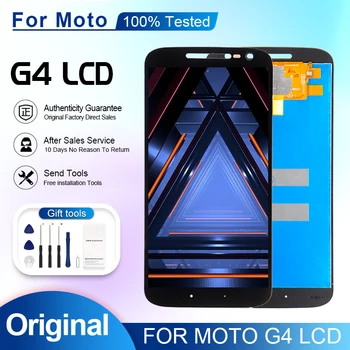 5,5-Дюймовый Экран XT1621 Для Moto G4 LCD Touch Panel Digitizer XT1622 XT1625 XT1620 Дисплей В Сборе Бесплатная Доставка С Рамкой
