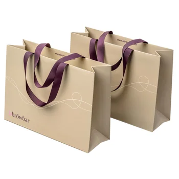 500шт с пользовательским логотипом Роскошный Бумажный пакет для бутиковой розничной упаковки одежды Хозяйственная сумка Подарочная сумка Bolsa De Papel Бумажный пакет с логотипом