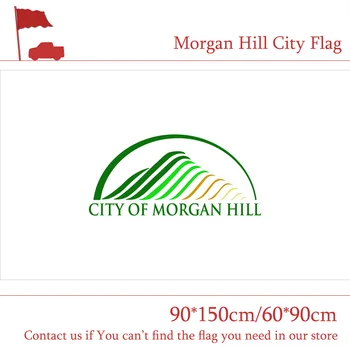 90 * 150 см, 60 *90 см, Флаг 3x5 футов, пользовательские баннеры, город Морган Хилл, Флаг штата Калифорния