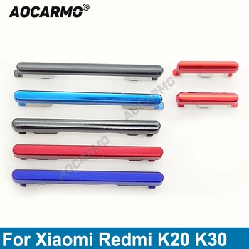 Aocarmo Для Xiaomi Redmi K20 K30/Mi 9T Включение/Выключение громкости Увеличение/Уменьшение громкости Боковая кнопка Для замены ключа