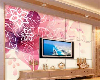 beibehang Пользовательские обои 3d фрески Dream Flower обои для гостиной Декоративная Живопись papel de parede обои 3d фреска