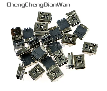 ChengChengDianWan 200 шт./лот Новый 5-контактный Разъем для Передачи Данных Mini USB Data Tail Разъем для Зарядки PS3 Контроллера