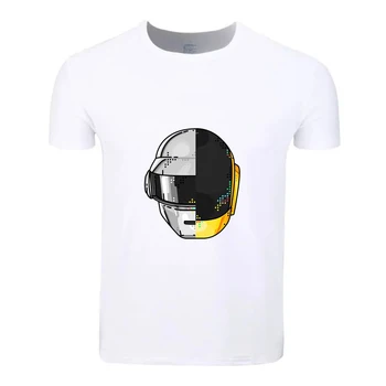 Daft Punk, Модная хлопковая летняя футболка для студентов большого размера с коротким рукавом, Мужская, женская, для мальчиков, для девочек, футболки, Детские футболки