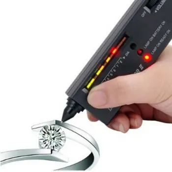 Diamondx Tester Ручка-тестер драгоценных камней ЖК-индикатор Высокоточный алмазный тестер Инструмент для выбора подлинности ювелирных изделий из драгоценных камней и кристаллов