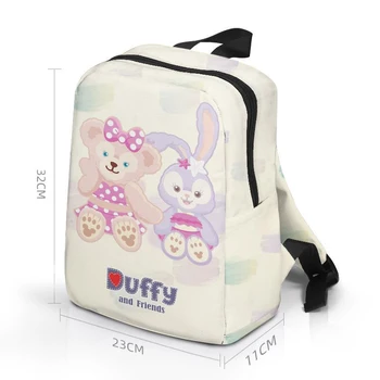 Disney ShellieMay Школьный рюкзак Модный Повседневный Милый Мультяшный мишка Рюкзак с рисунком Медведя Даффи Студенческий рюкзак для путешествий на открытом воздухе