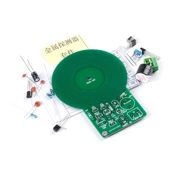 DIY Kit Комплект металлоискателя постоянного тока 3 В-5 В Бесконтактный сенсорный модуль DIY Доска для практики сварки электронных деталей