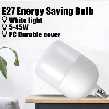 E27 Светодиодная аварийная лампа Высокой мощности Энергосберегающая лампочка Портативный фонарь Домашнее освещение в помещении Домашняя настольная лампа