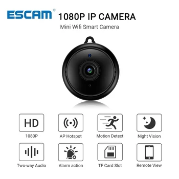 Escam V380 Мини Wifi IP-Камера HD 1080P Беспроводная Камера Для помещений Ночного Видения Двухстороннее Аудио Обнаружение Движения Радионяня Камера