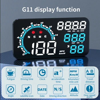 G11 GPS HUD Головной дисплей 5,5 