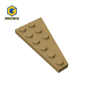 Gobricks Bricks PartsWedge Plate 6 x 3 слева совместим с 54384 частями игрушек Building Blocks Assembles Tech 2023