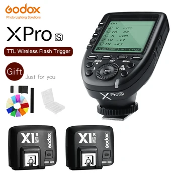 Godox Xpro-S TTL II 2.4G X System Беспроводное Управление Дистанционным Запуском с Приемником Контроллера 2x X1R-S для Sony Flash