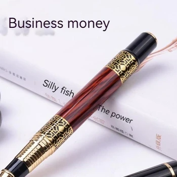 Hill Rpa530 Нейтральная ручка в китайском стиле, офисная ручка для подписи под дерево, мужская подарочная ручка для бизнеса, высокий уровень внешнего вида