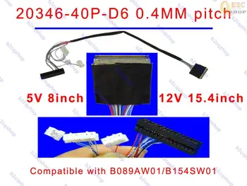 I-PEX20346-40P-D6 1ch 6bit с шагом 0,4 мм светодиодный ЖК-кабель LVDS для B089AW01/B154SW01