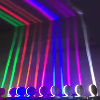 IP65 Водонепроницаемый RGB Narraw Beam LED Настенный Светильник С Дистанционным Управлением Наружный Подоконник Свет Ресторан Отеля Проход Прожектор Для Мытья Стен