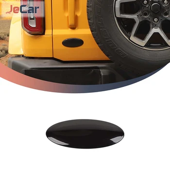 JeCar Дымчато-Черный Автомобиль Сзади Эмблема Значок Отделка Логотипом Наклейка ABS Для Ford Bronco 2021 2022 2023 UP Авто Внешние Аксессуары