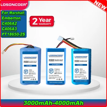 LOSONCOER 3000-4000mAh PT18650-2S C406A3 C406A2 Для Плеера Marshall Emberton Аккумулятор