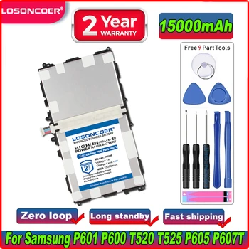 LOSONCOER T8220E Аккумулятор емкостью 15000 мАч Для Samsung GALAXY Note 10.1 Tab Pro 10.1 P600 P601 P605 SM-P607 SM-T520 SM-T525 Батареи
