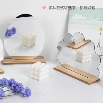Nethong ins акриловое косметическое зеркало специальной формы, настольный столик, настольное зеркало неправильной формы, декоративное зеркало